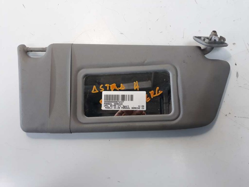 Recambio de parasol derecho para opel astra gtc sport referencia OEM IAM   