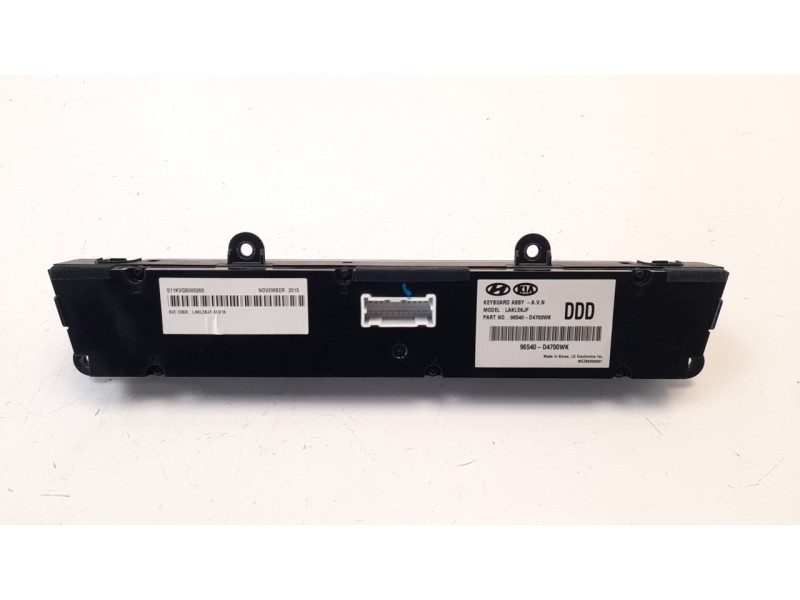 Recambio de sistema audio / radio cd para kia optima 1.7 crdi cat referencia OEM IAM 96540D4700WK  