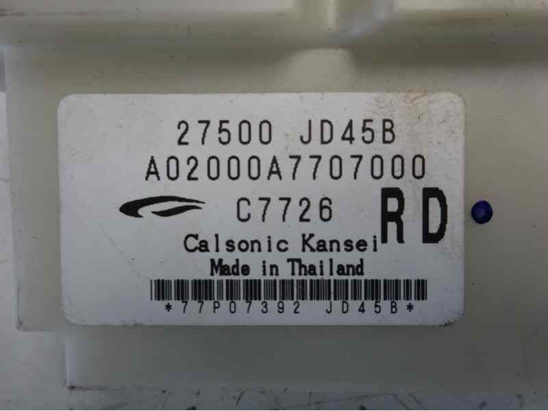 Recambio de mando climatizador para nissan qashqai (j10) acenta referencia OEM IAM 27500JD45B  