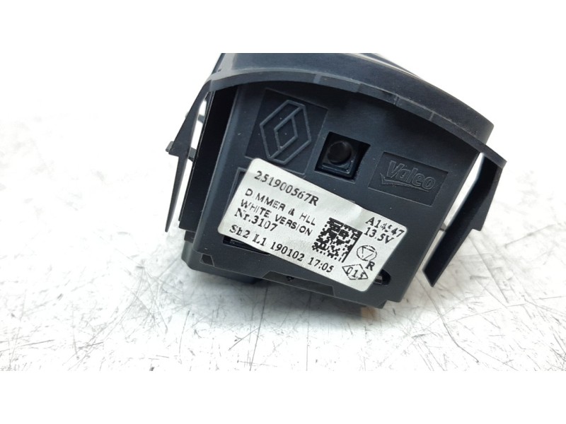 Recambio de mando luces para renault clio iv referencia OEM IAM 251900567R  