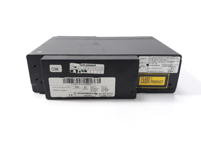 Recambio de sistema audio / radio cd para porsche cayenne (typ 9pa) turbo s referencia OEM IAM 997645140 7L5035111D 