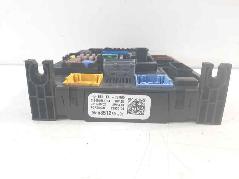 Recambio de caja reles / fusibles para citroen c3 aircross 1.6 blue-hdi fap referencia OEM IAM 9819851280  