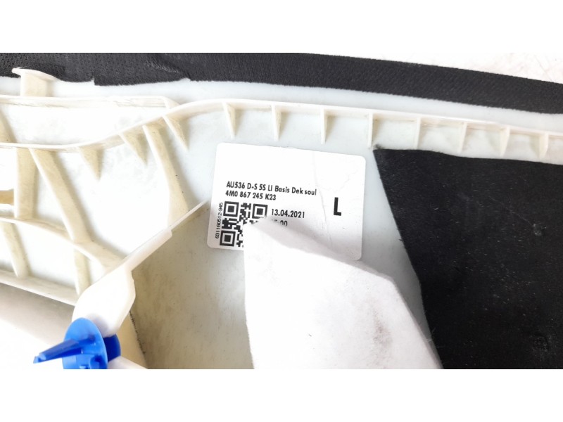 Recambio de guarnecido puerta trasera izquierda para audi q7 4mg referencia OEM IAM 4M0867245K23  