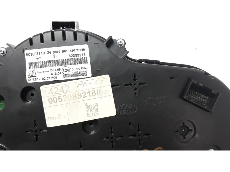 Recambio de cuadro instrumentos para fiat 500 x (334) 1.6 16v cat referencia OEM IAM 5550033400  