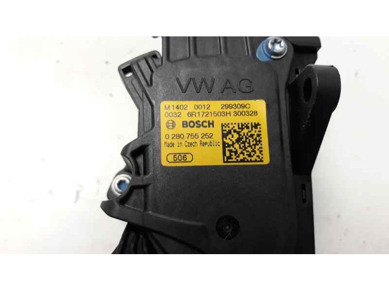 Recambio de potenciometro pedal para seat toledo (kg3) reference referencia OEM IAM 6R1721503H 0280755252 