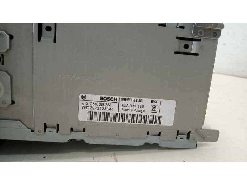 Recambio de sistema audio / radio cd para seat toledo (kg3) reference referencia OEM IAM 6JA035186 8157640288366 