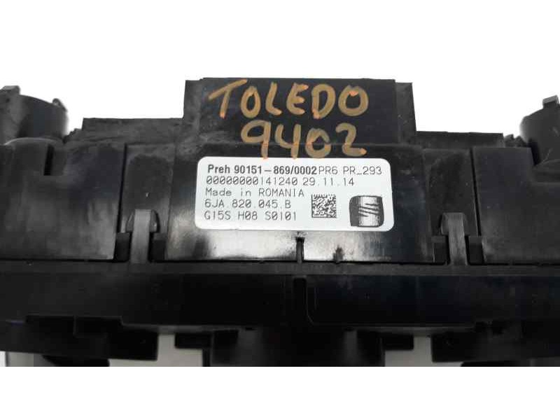 Recambio de mando calefaccion / aire acondicionado para seat toledo (kg3) reference referencia OEM IAM 6JA820045B  