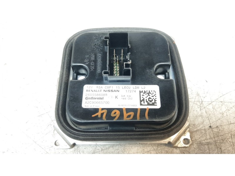 Recambio de centralita luces para renault captur zen referencia OEM IAM 260558608R A290665700 