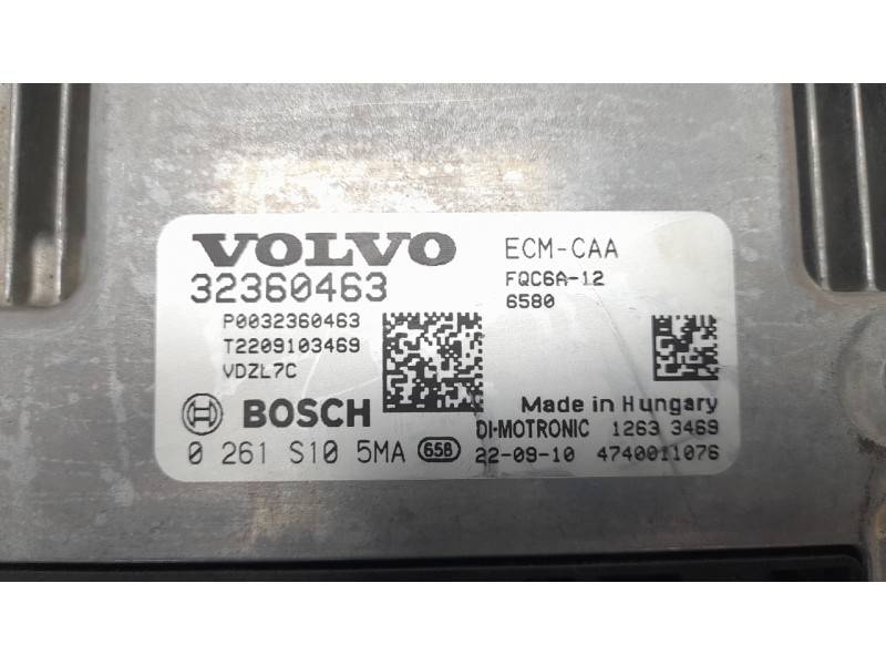 Recambio de centralita motor uce para volvo xc 40 1.5 cat referencia OEM IAM 32360463 0261S105MA 
