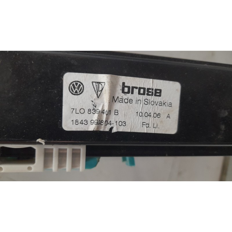 Recambio de elevalunas trasero izquierdo para porsche cayenne (typ 9pa) turbo s referencia OEM IAM 7L0839461B  