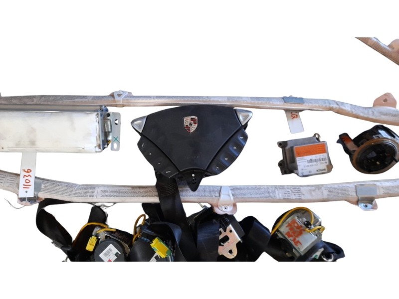 Recambio de kit airbag para porsche cayenne (typ 9pa) turbo s referencia OEM IAM 955803078345Z3  