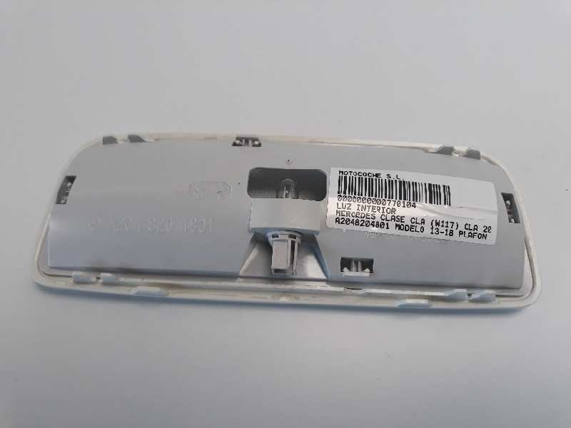 Recambio de luz interior para mercedes-benz clase cla (w117) cla 200 cdi (117.308) referencia OEM IAM A2048204801  