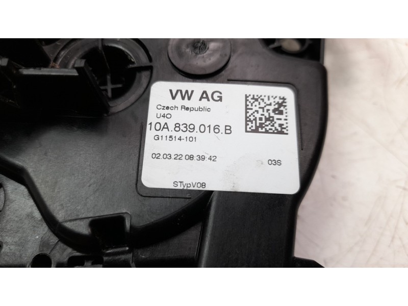 Recambio de cerradura puerta trasera derecha para seat ibiza (kj1) 1.0 tsi referencia OEM IAM 10A839016B  