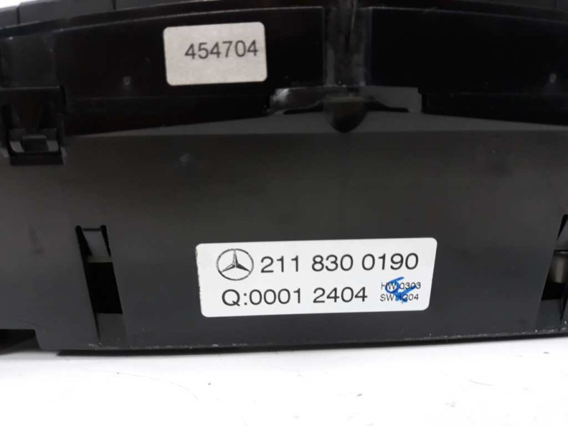Recambio de mando climatizador para mercedes-benz clase e (w211) berlina e 270 cdi (211.016) referencia OEM IAM 2118300190  