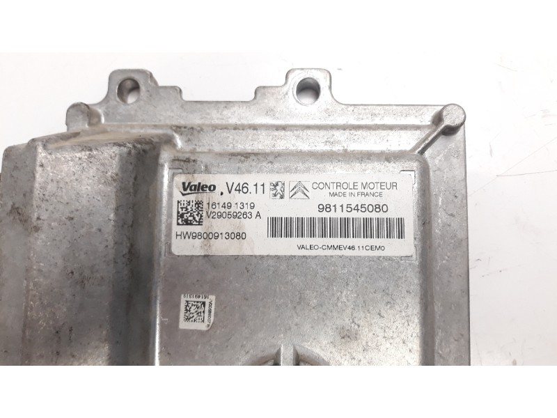 Recambio de centralita motor uce para peugeot 208 1.2 12v vti referencia OEM IAM 9811545080  