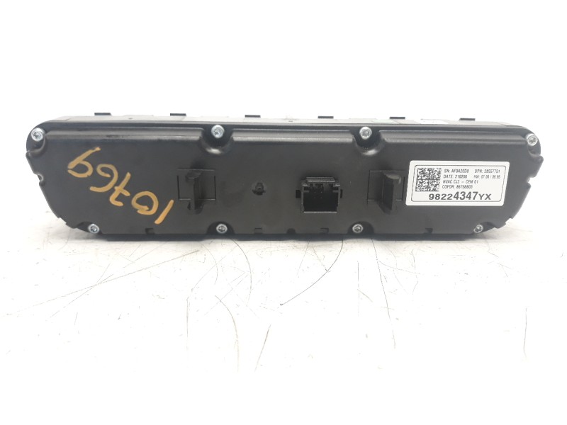 Recambio de mando climatizador para opel grandland x 1.2 referencia OEM IAM 98224347YX  