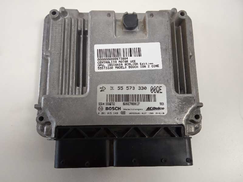 Recambio de centralita motor uce para opel insignia berlina edition referencia OEM IAM 55573330 0281015149 55566722