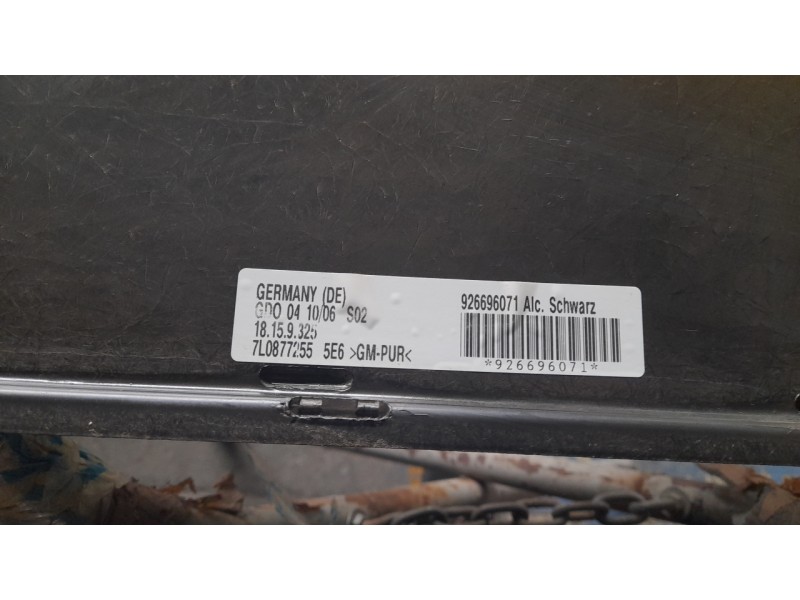Recambio de techo electrico para porsche cayenne (typ 9pa) turbo s referencia OEM IAM 7L0877255 95556402500 