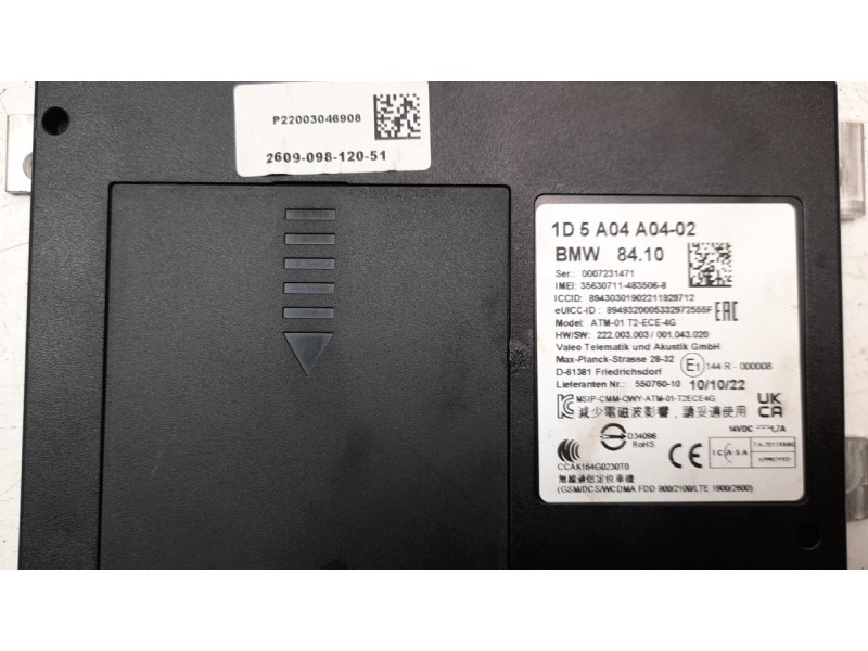 Recambio de modulo electronico para mini cooper se cooper se electrico referencia OEM IAM 9876796 CCAK164G0230T0 