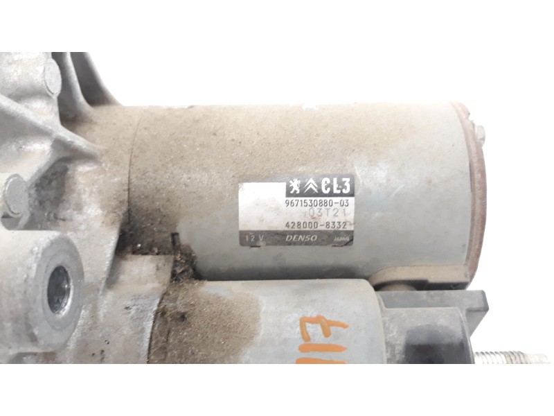 Recambio de motor arranque para peugeot 208 1.2 12v vti referencia OEM IAM 9671530880 ARF030404HQ SDNS1368