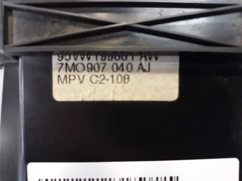 Recambio de mando climatizador para seat alhambra (7v8) 1.9 tdi referencia OEM IAM 7M0907040AJ  