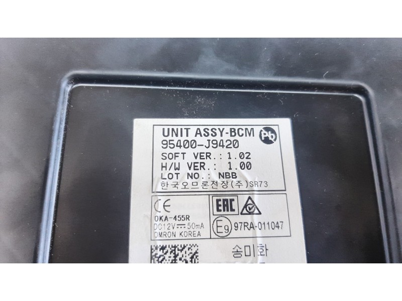 Recambio de modulo electronico para hyundai kona 1.0 tgdi cat referencia OEM IAM 95400J9420  