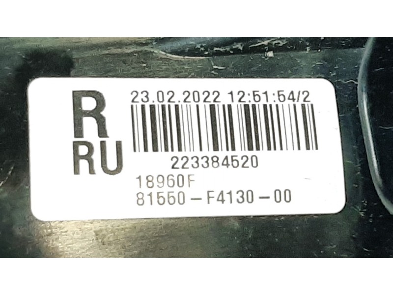 Recambio de piloto trasero derecho para toyota c-hr hybrid gr sport referencia OEM IAM 81550F4130  