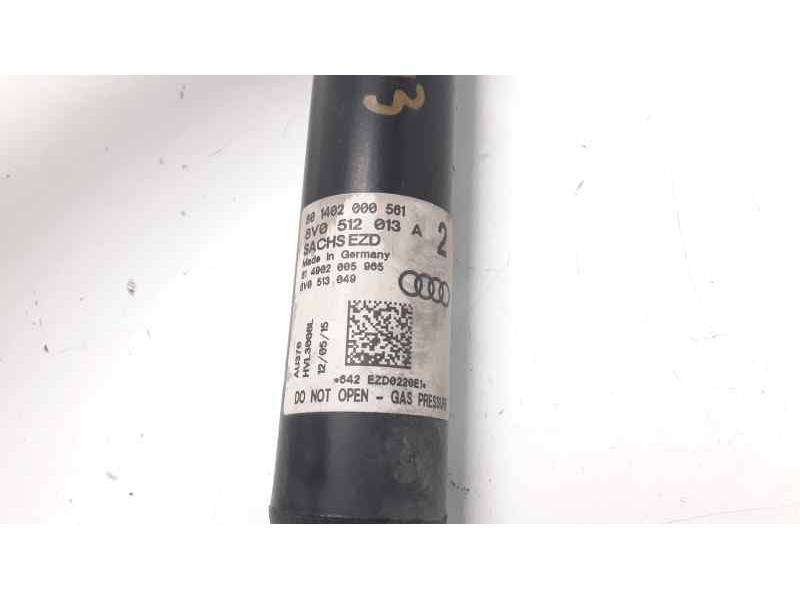 Recambio de amortiguador trasero derecho para audi a3 sportback (8va) ambition referencia OEM IAM 801402000561 8V0512013A 8V0513