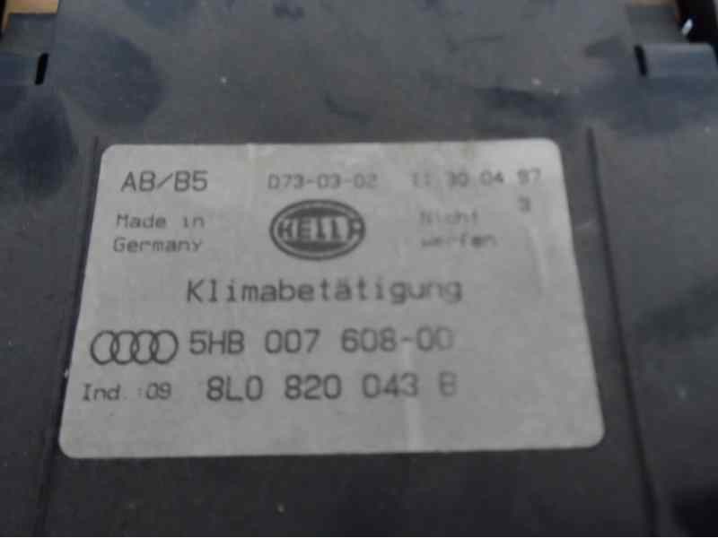 Recambio de mando climatizador para audi a4 berlina (b5) 1.8 referencia OEM IAM 8L0820043B 5HB00760800 