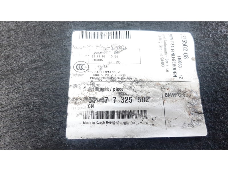 Recambio de bandeja trasera para bmw serie 3 gran turismo (f34) 2.0 16v turbodiesel referencia OEM IAM 51477325502  