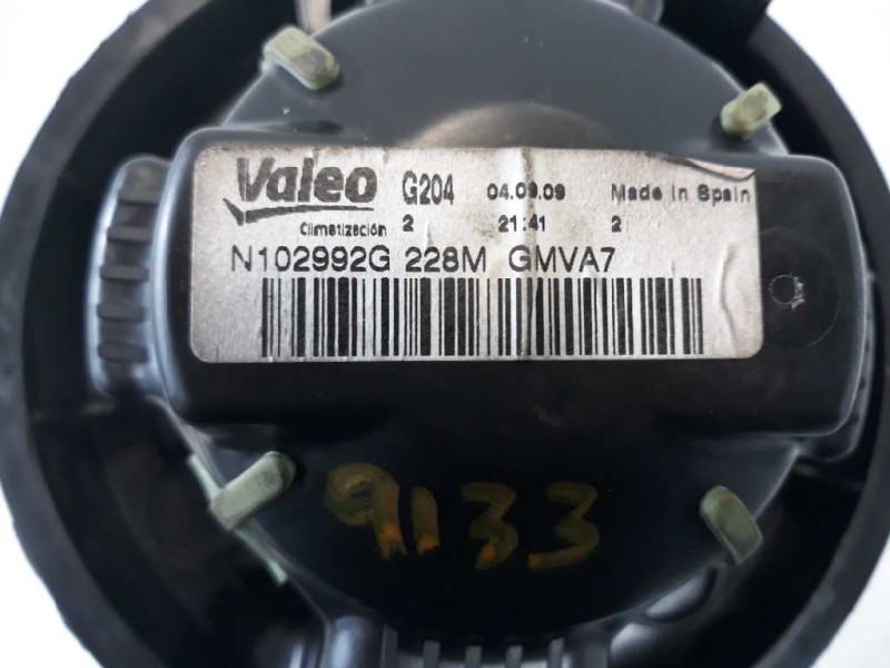 Recambio de ventilador calefaccion para peugeot 207 sport referencia OEM IAM N102992G  