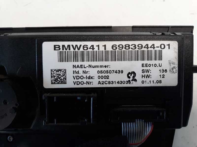 Recambio de mando climatizador para bmw serie 3 berlina (e90) 330d referencia OEM IAM 6411698394401  