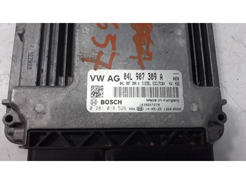 Recambio de centralita motor uce para volkswagen golf vii sportsvan 2.0 tdi referencia OEM IAM 04L907309A 0281018526 