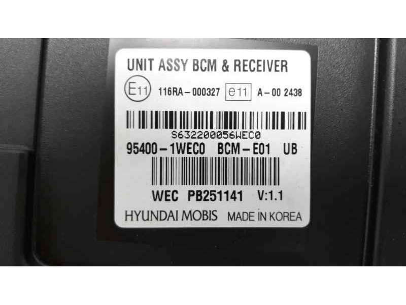 Recambio de modulo electronico para kia rio 1.2 cat referencia OEM IAM 954001WEC0  
