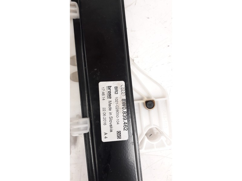 Recambio de elevalunas trasero derecho para audi a4 berlina (8w2) básico referencia OEM IAM 8W0839462 106022817 