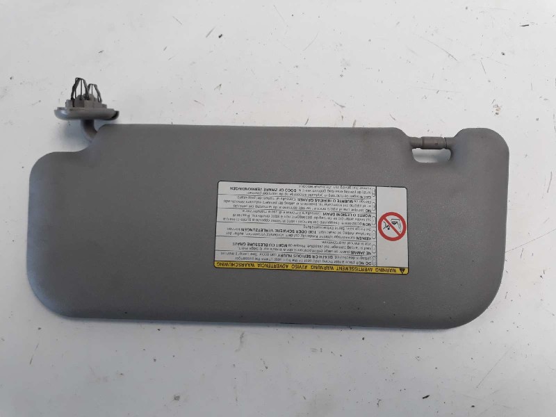 Recambio de parasol derecho para toyota yaris (ksp9/scp9/nlp9) 1.4 turbodiesel cat referencia OEM IAM   