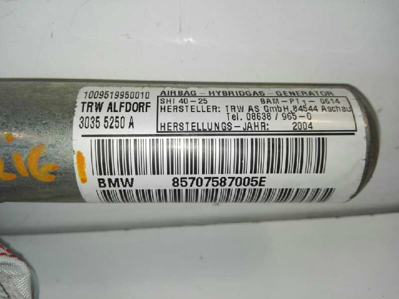 Recambio de airbag cortina delantero derecho para bmw serie 1 berlina (e81/e87) 120d referencia OEM IAM 1009519950010 30355250A 