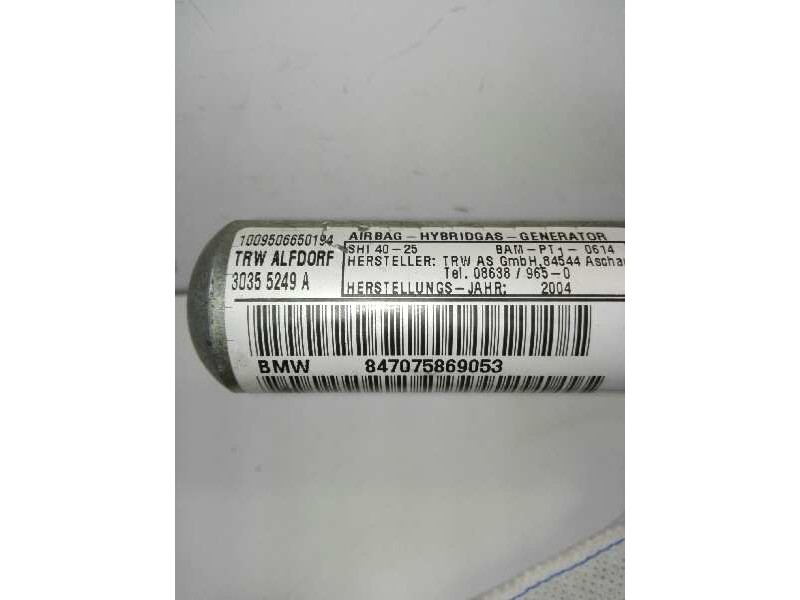 Recambio de airbag cortina delantero izquierdo para bmw serie 1 berlina (e81/e87) 120d referencia OEM IAM 1009506650194 30355249