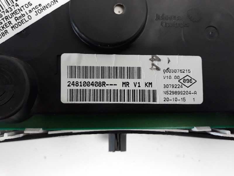Recambio de cuadro instrumentos para dacia dokker ambiance referencia OEM IAM 248100408R  