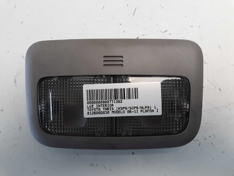 Recambio de luz interior para toyota yaris (ksp9/scp9/nlp9) 1.4 turbodiesel cat referencia OEM IAM 812600D030  