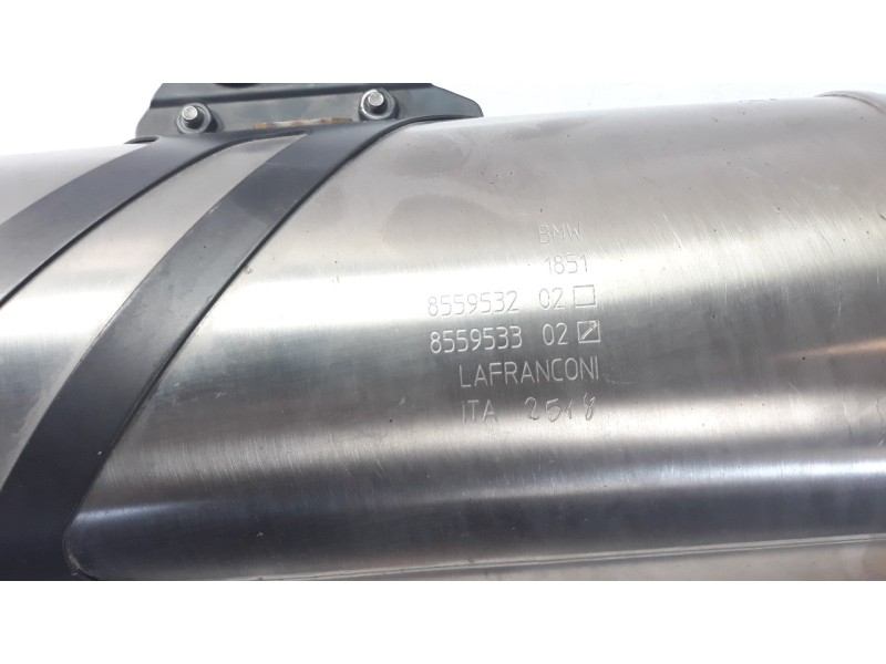 Recambio de silenciador trasero para bmw f 800 r referencia OEM IAM 18518559535 855953302 