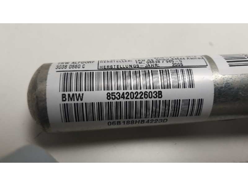 Recambio de airbag cortina delantero derecho para bmw x3 (e83) 2.0d referencia OEM IAM 85342022603B  