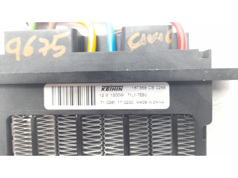 Recambio de resistencia calefaccion para honda civic lim.5 (fk) 1.0 elegance referencia OEM IAM 16T358CB0268  