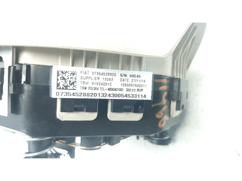 Recambio de airbag delantero izquierdo para fiat 500 referencia OEM IAM 07354528820  