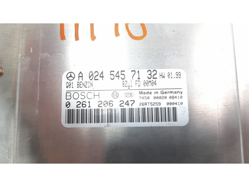Recambio de centralita motor uce para mercedes-benz clase cl (w215) coupe 5.0 v8 24v cat referencia OEM IAM A0245457132 02612062
