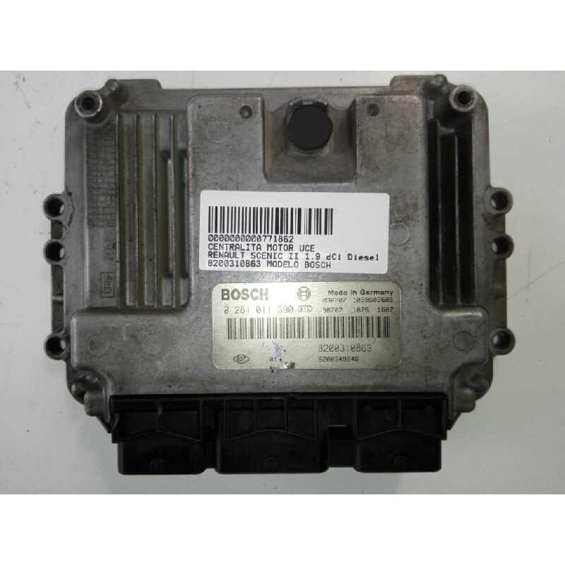 Recambio de centralita motor uce para renault scenic ii 1.9 dci diesel referencia OEM IAM 8200310863 0281011390 