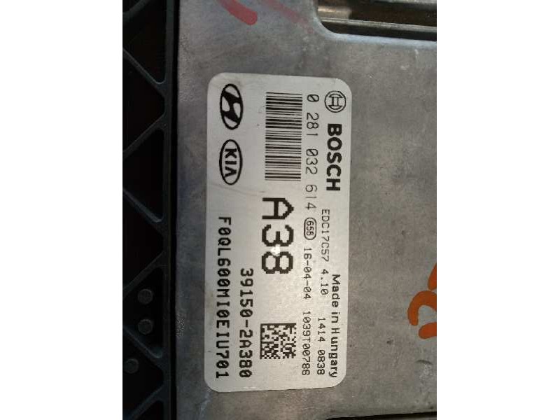 Recambio de centralita motor uce para kia sportage emotion 4x2 referencia OEM IAM 391502A380 0281032614 