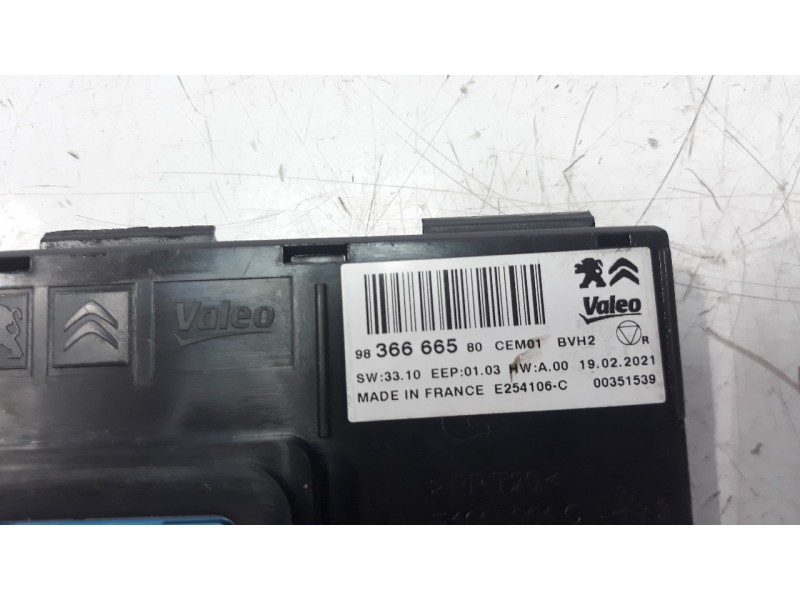 Recambio de modulo electronico para peugeot 308 1.6 16v e-hdi fap referencia OEM IAM 9836666580  