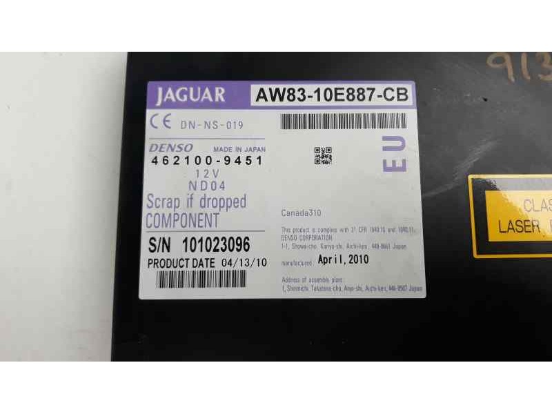 Recambio de sistema audio / radio cd para jaguar xf 3.0 v6 diesel premium luxury referencia OEM IAM AW8310E887CB  