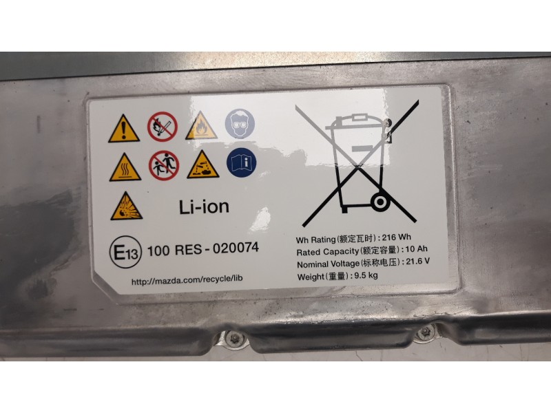 Recambio de bateria para mazda 3 berlina (bp) referencia OEM IAM BDMC67ZB3F  